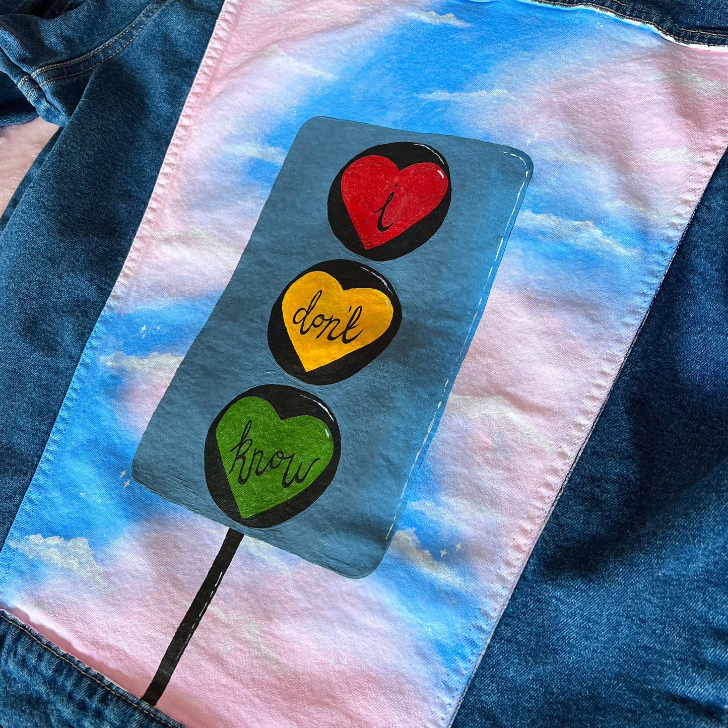 I Don't Know Jacket, DBATC Custom Denim Jacket