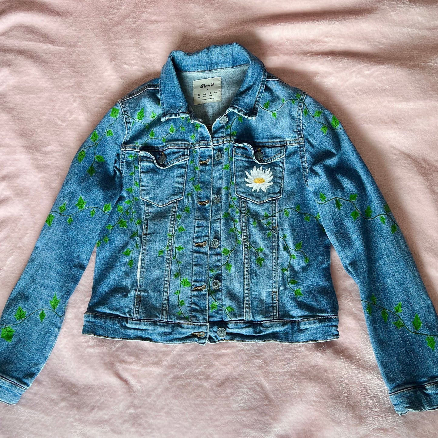 Don't Blame Me Jacket, Custom Denim Jacket