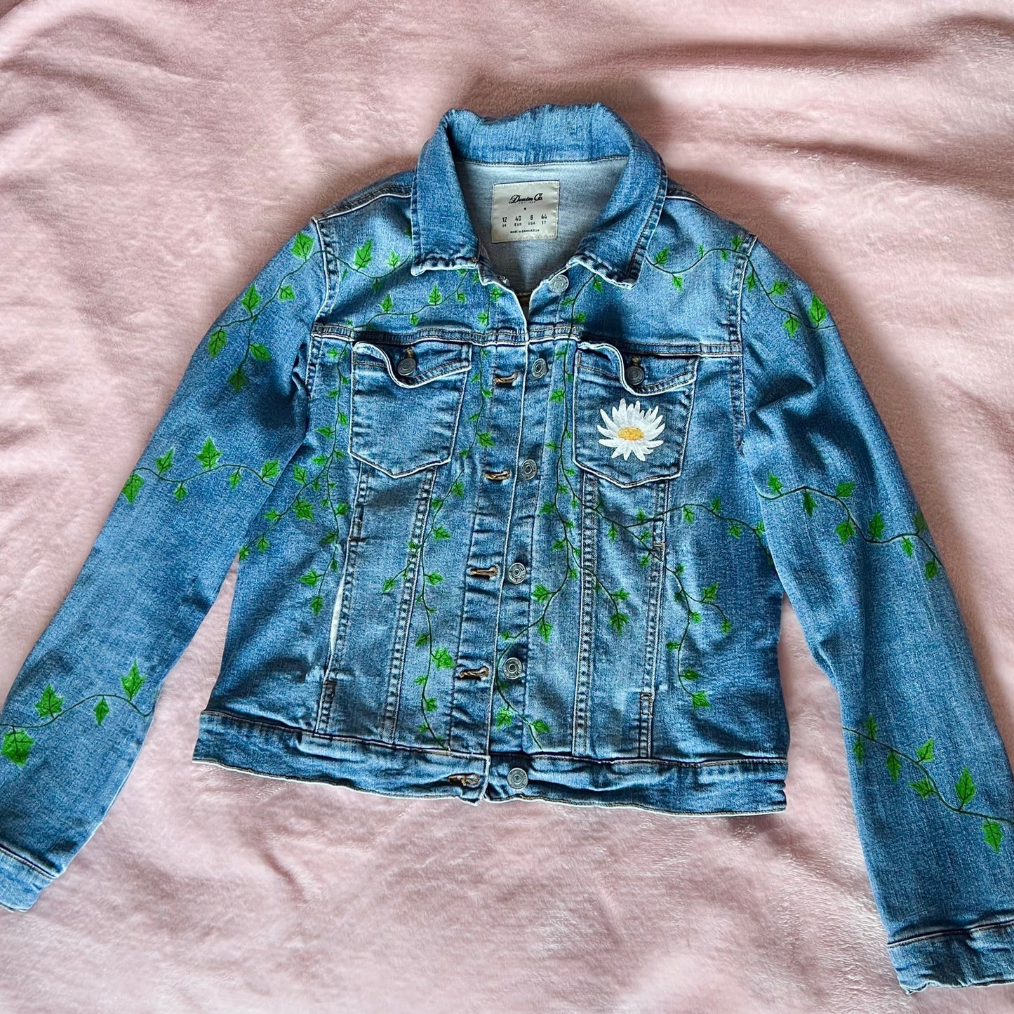 Don't Blame Me Jacket, Custom Denim Jacket