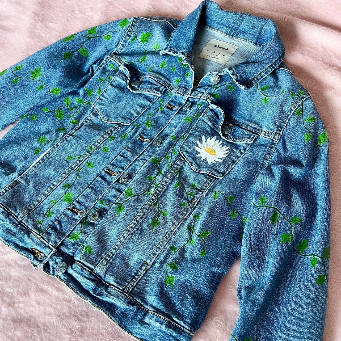 Don't Blame Me Jacket, Custom Denim Jacket