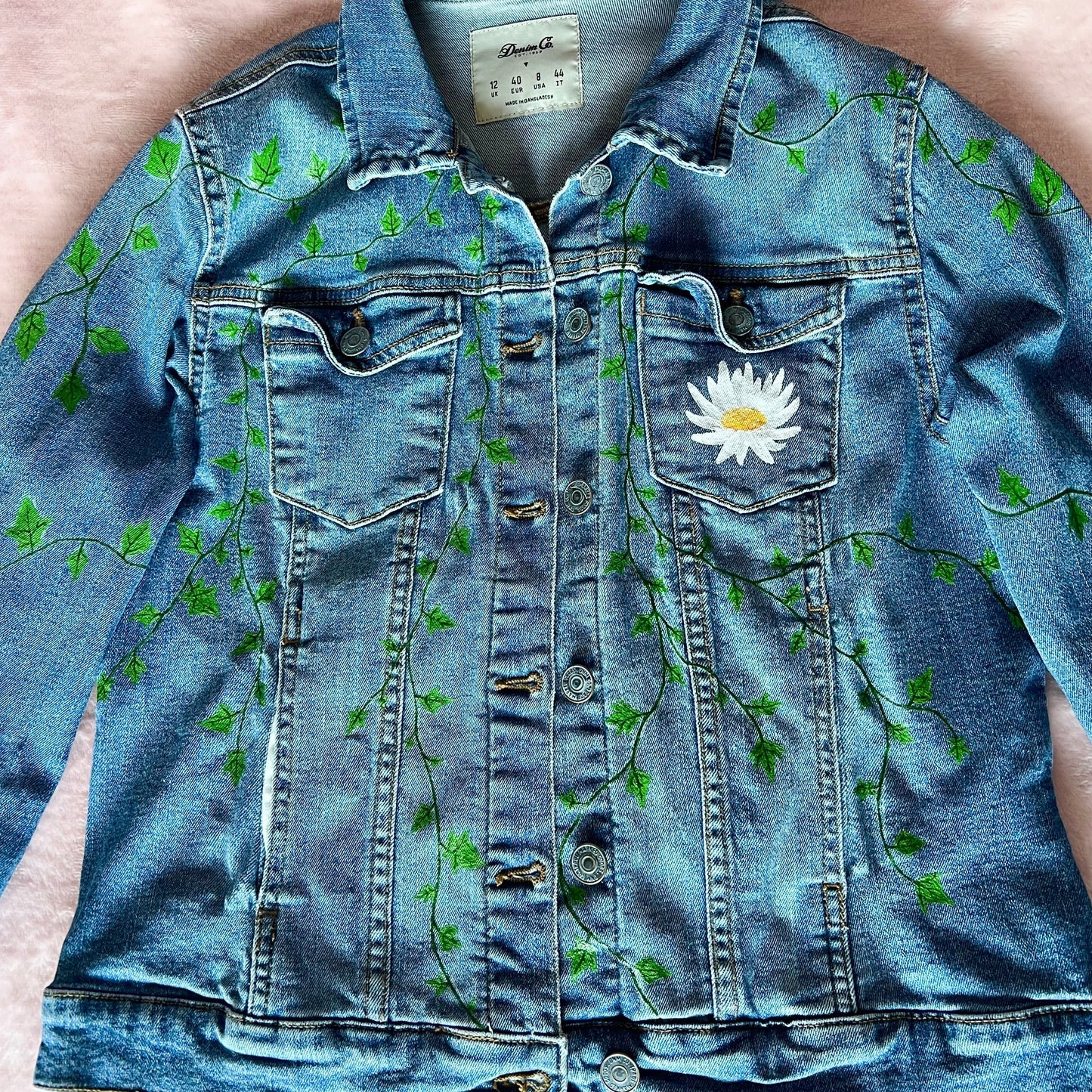 Don't Blame Me Jacket, Custom Denim Jacket