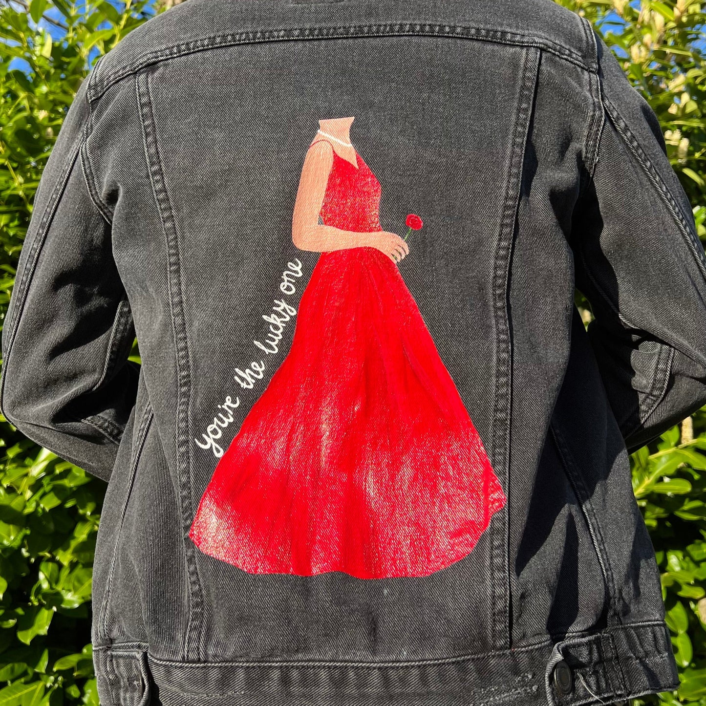 The Lucky One Jacket, Custom Denim Jacket