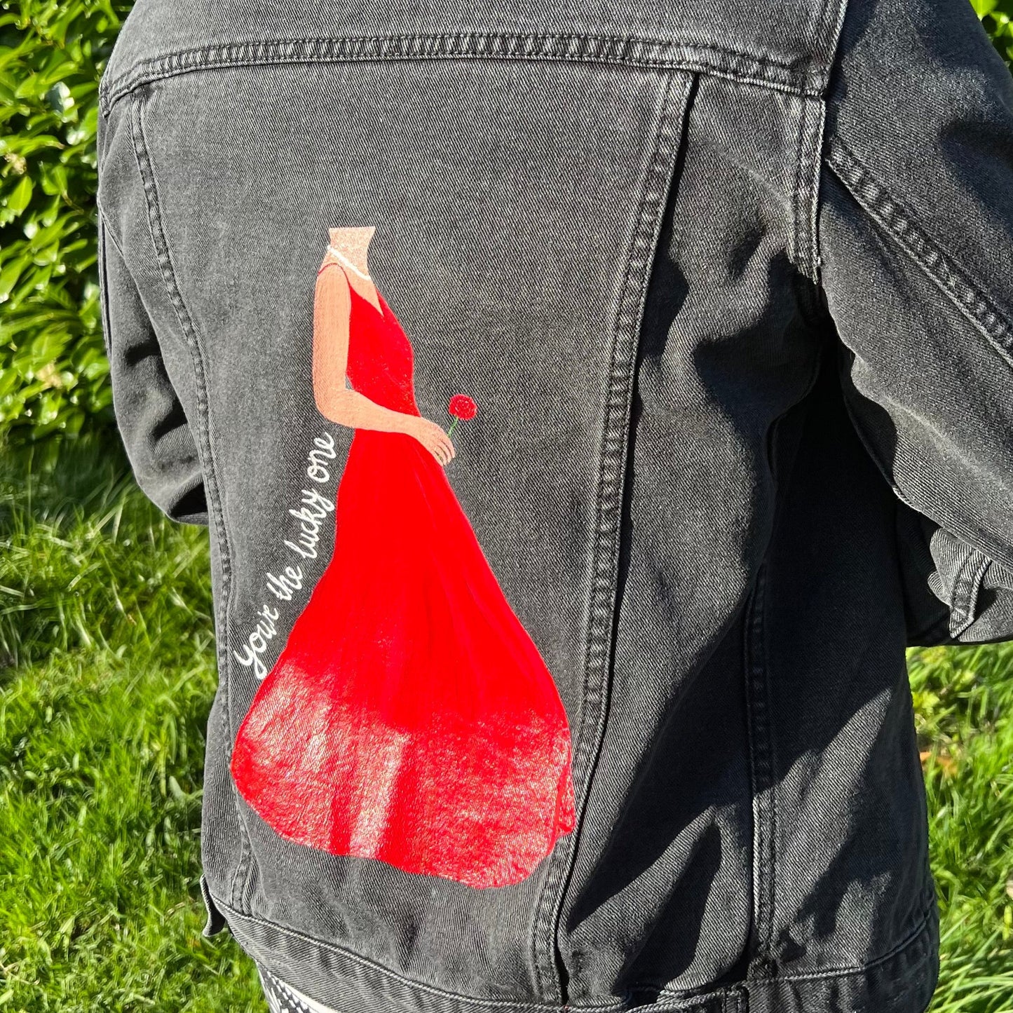 The Lucky One Jacket, Custom Denim Jacket