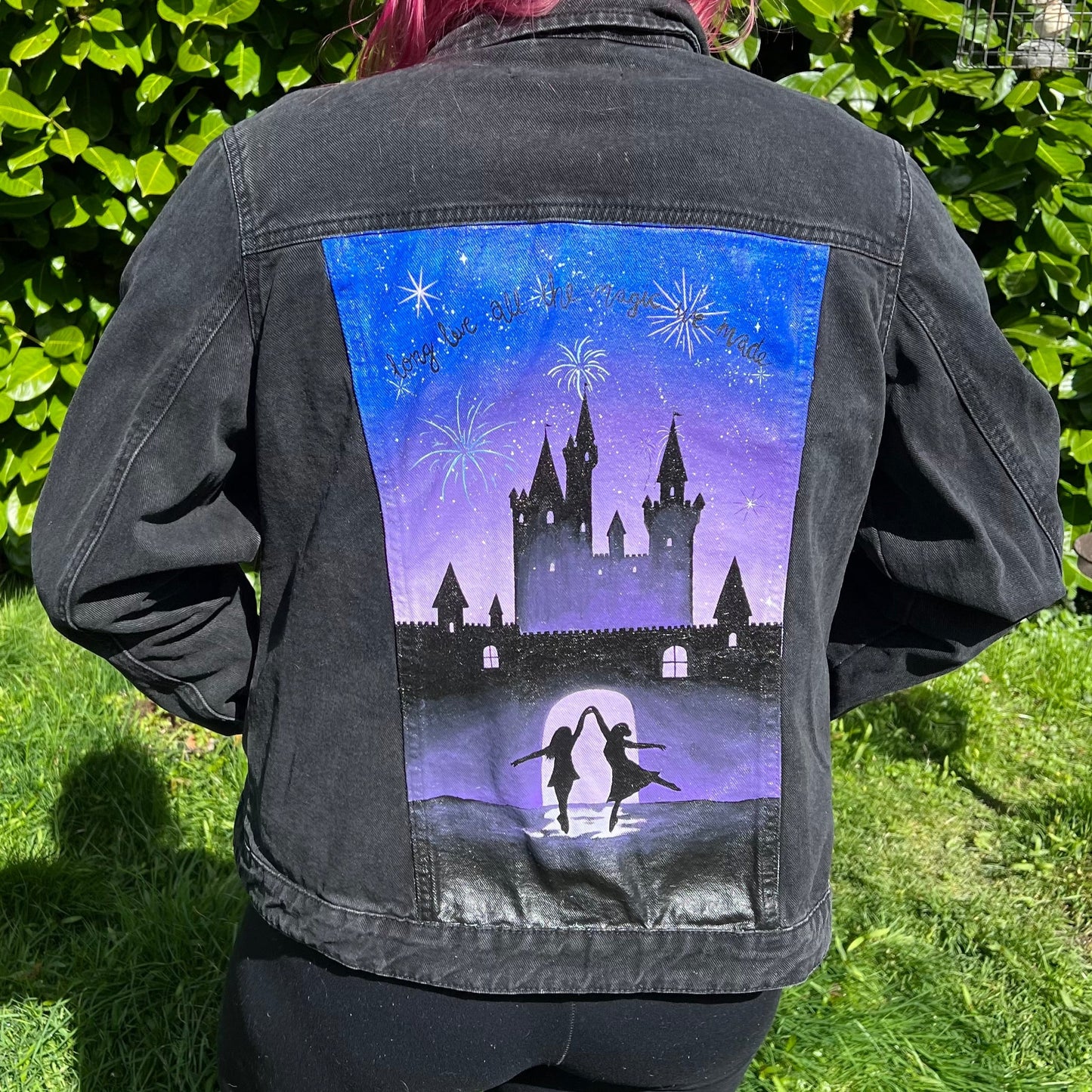 Long Live Jacket, Castle Custom Denim Jacket