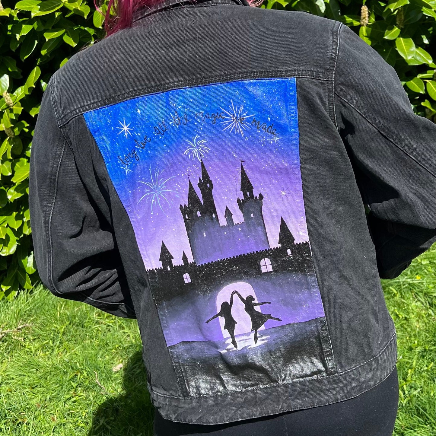 Long Live Jacket, Castle Custom Denim Jacket