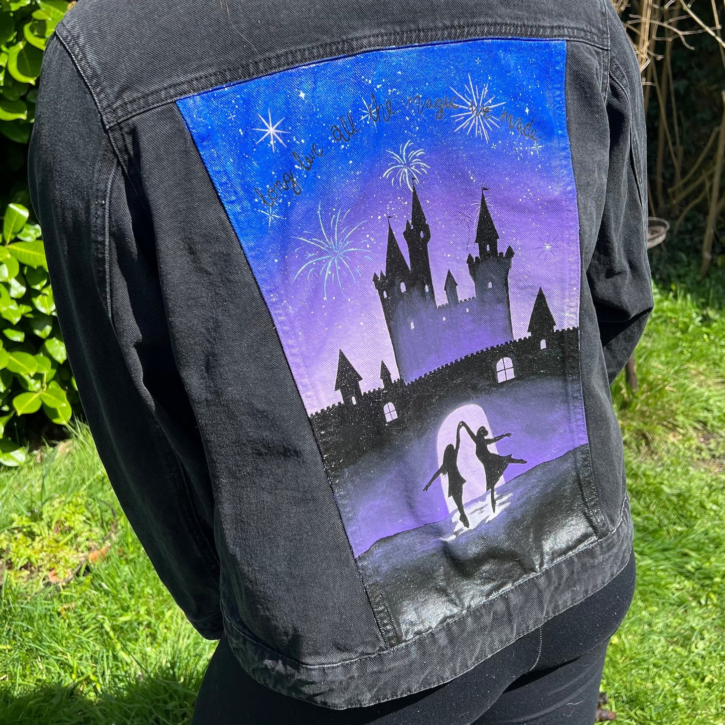 Long Live Jacket, Castle Custom Denim Jacket