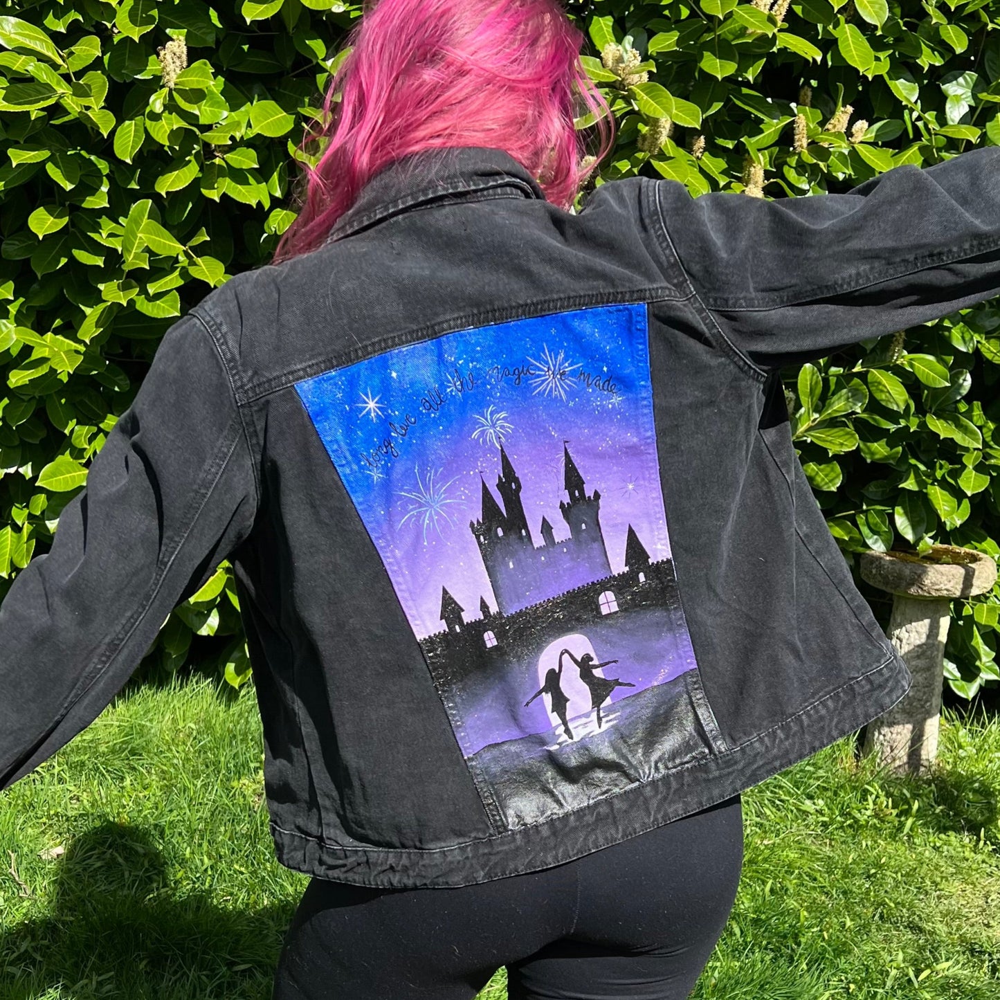Long Live Jacket, Castle Custom Denim Jacket