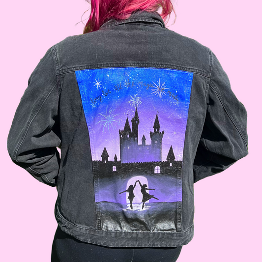 Long Live Jacket, Castle Custom Denim Jacket