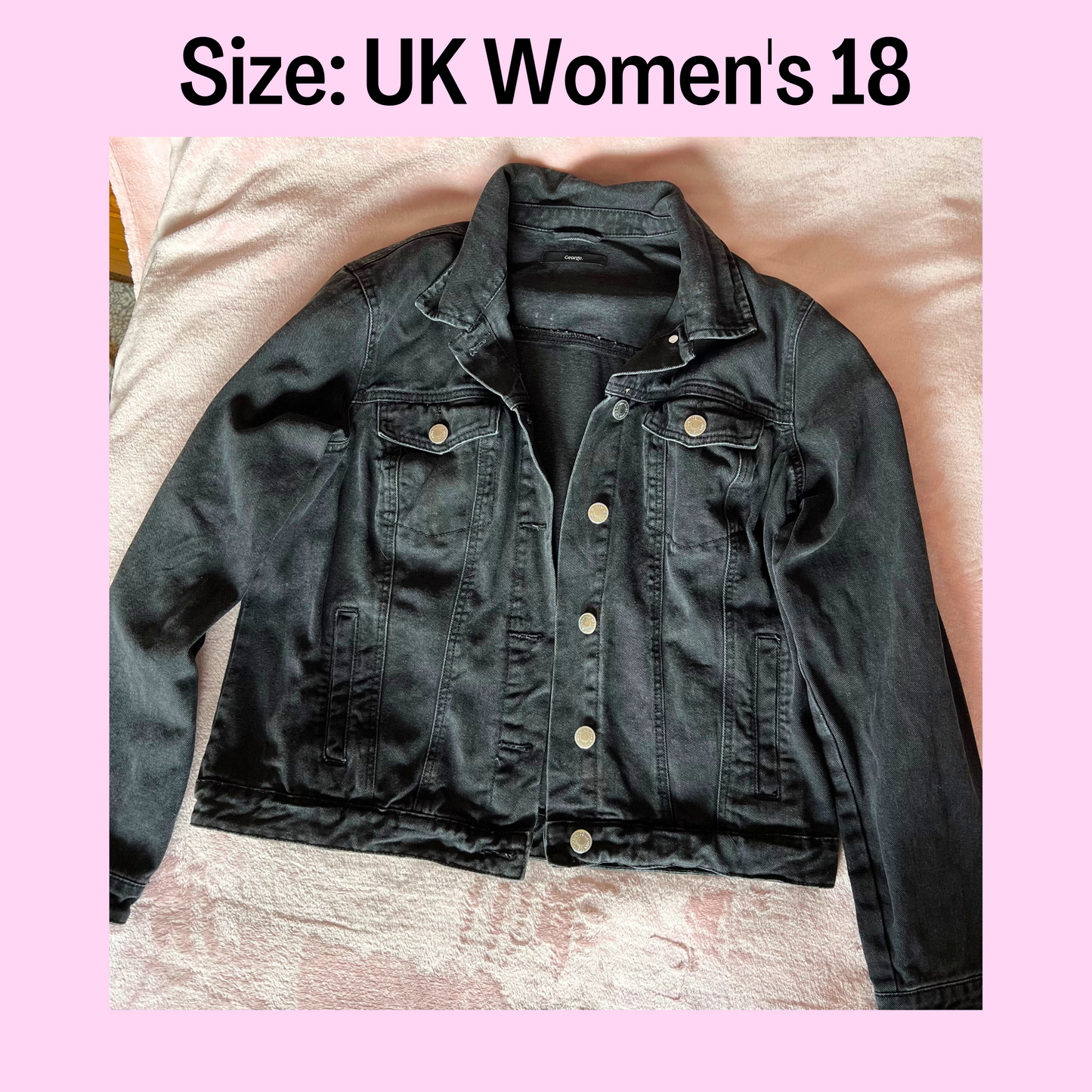 Long Live Jacket, Castle Custom Denim Jacket