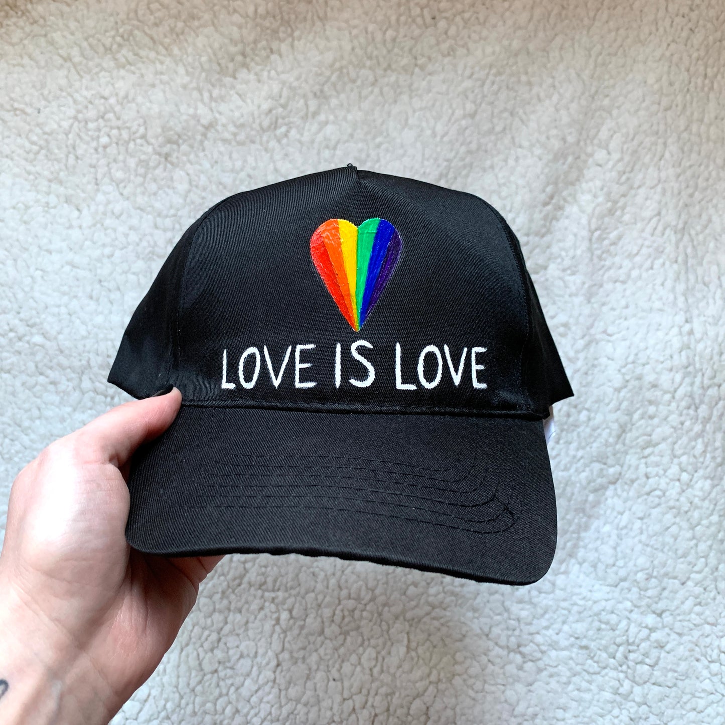 Custom Painted Baseball Caps