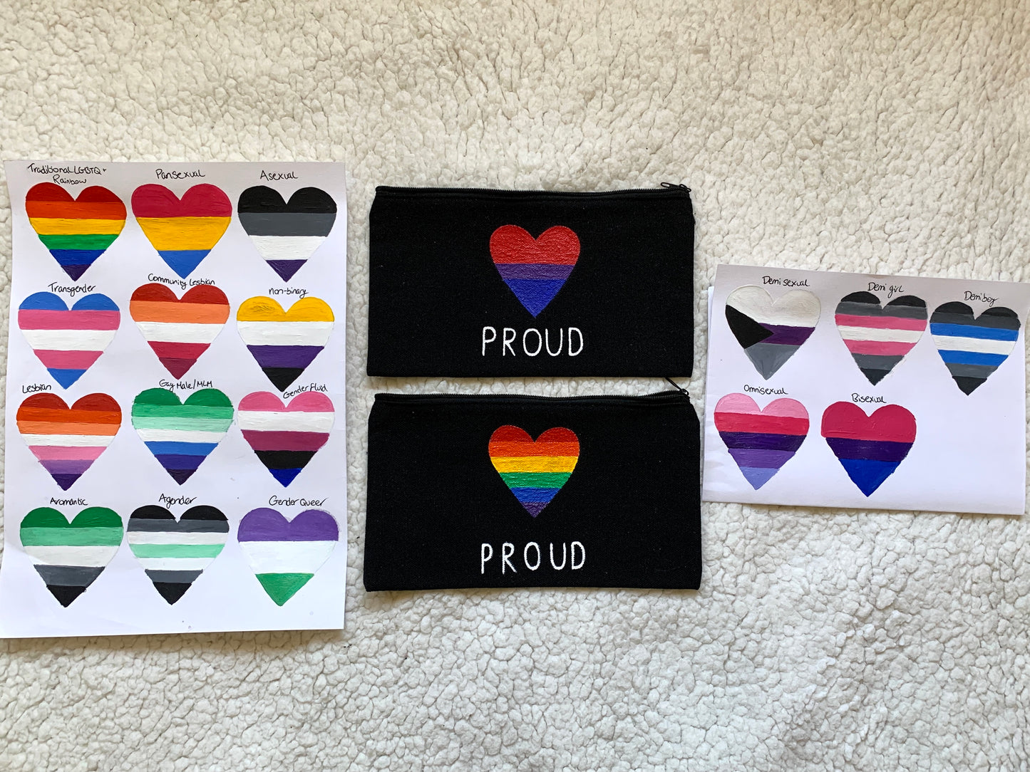 LGBTQ+ Pride Flag Make Up Bag/Pencil Case