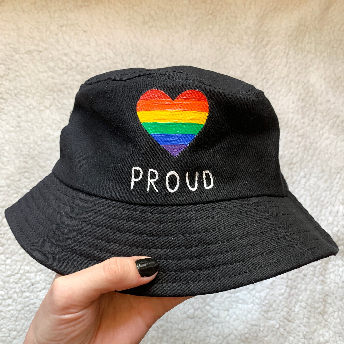 Custom Painted Bucket Hat