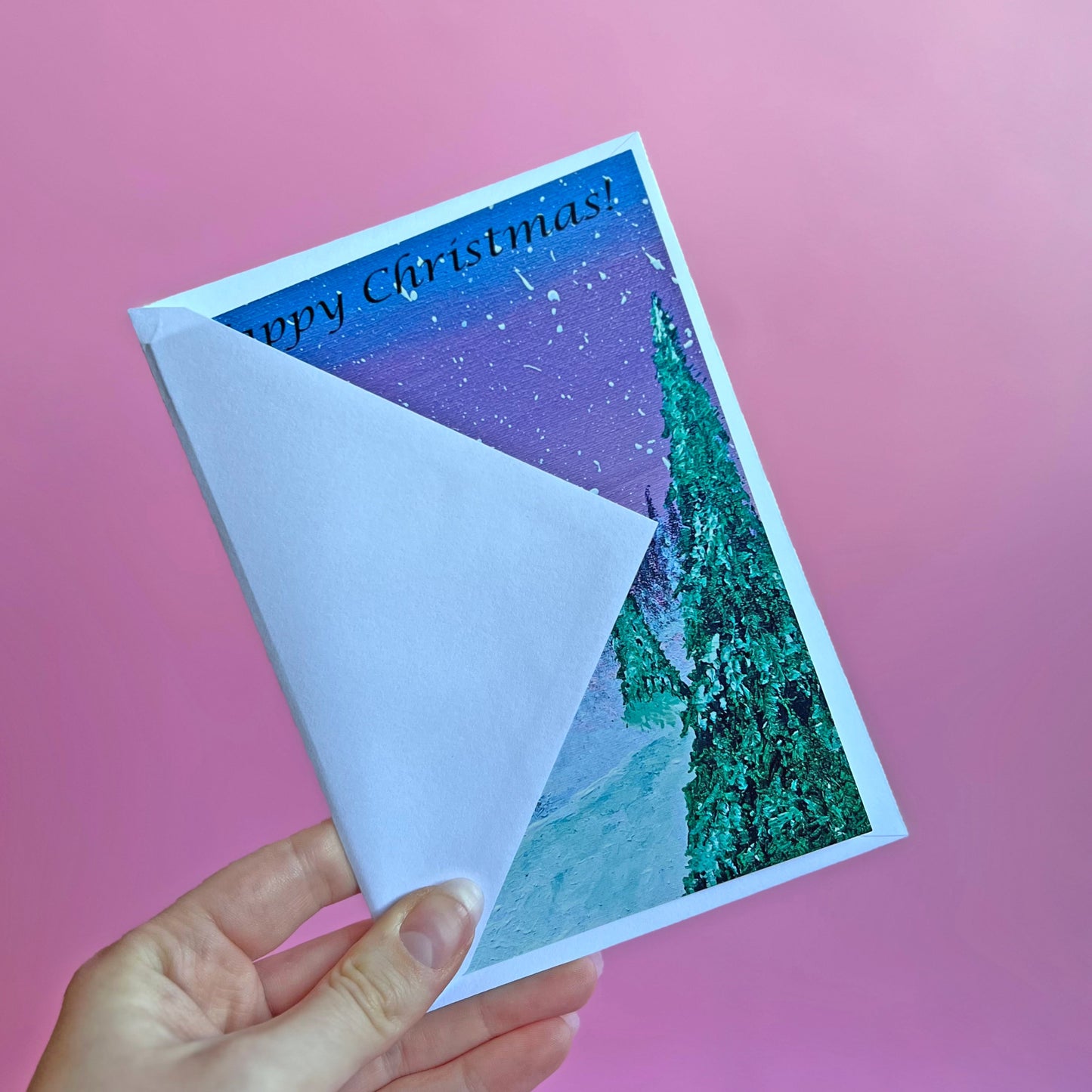 Christmas Card Pack, Acrylic Painting Christmas Cards Set