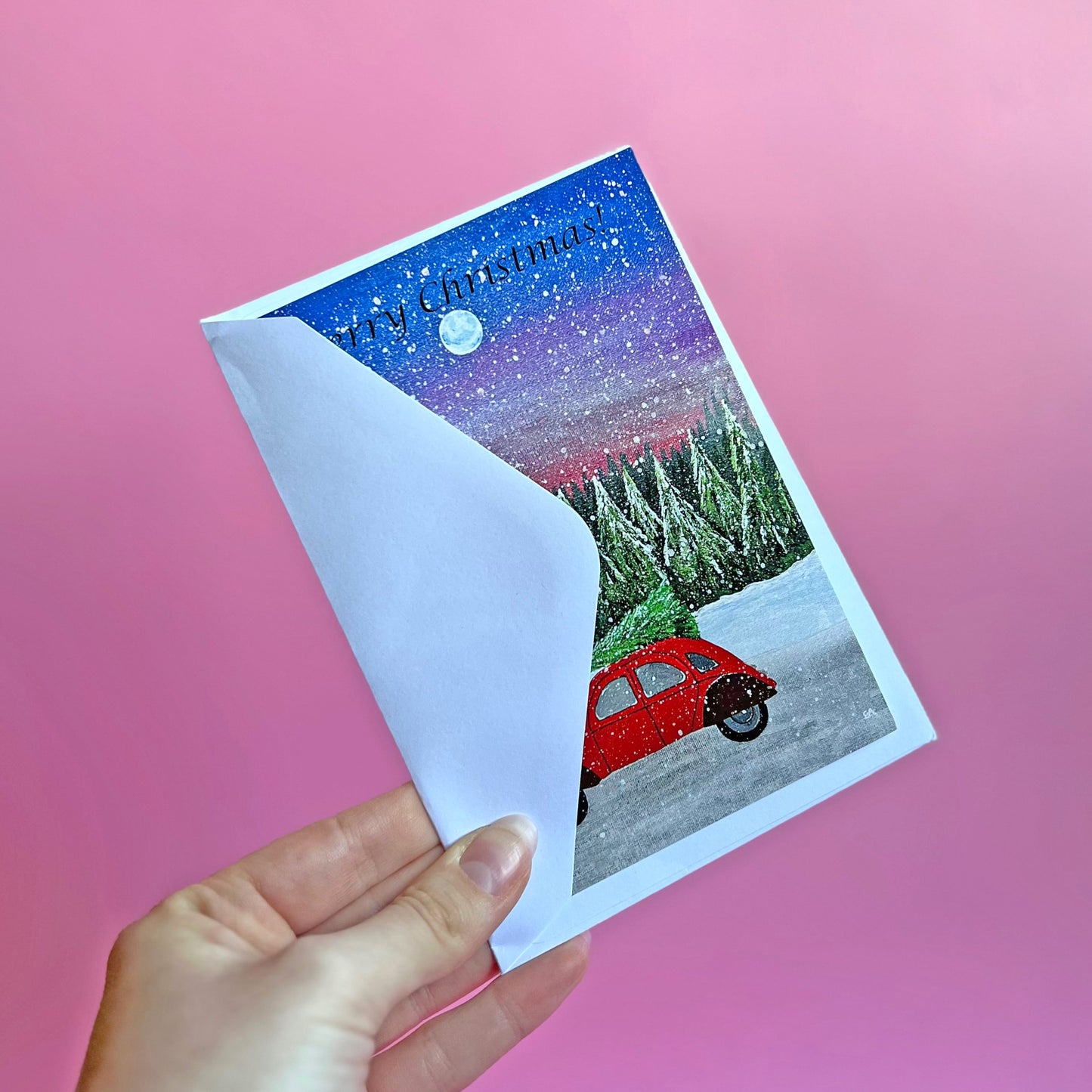 Christmas Card Pack, 2022 Designs, Acrylic Painting Christmas Cards Set
