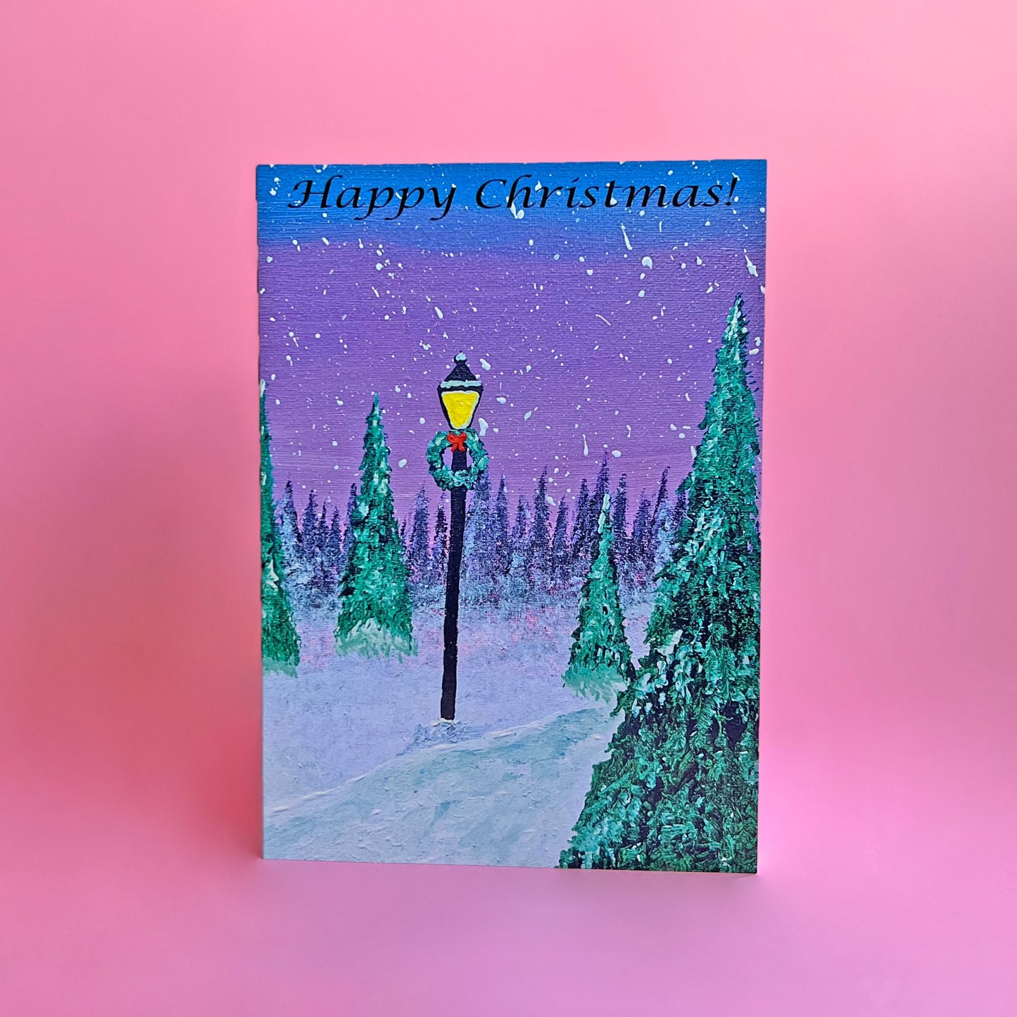 Christmas Card Pack, Acrylic Painting Christmas Cards Set