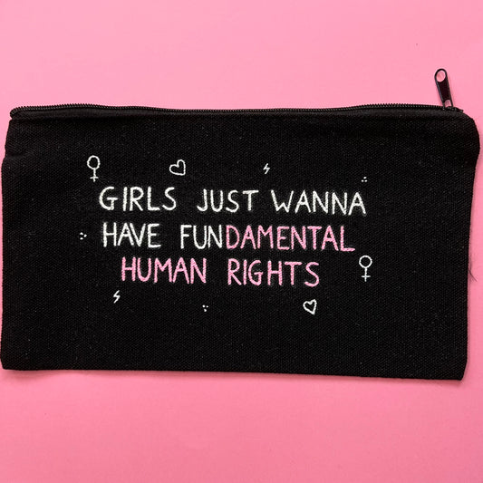 Feminism Quote Make Up Bag/Pencil Case