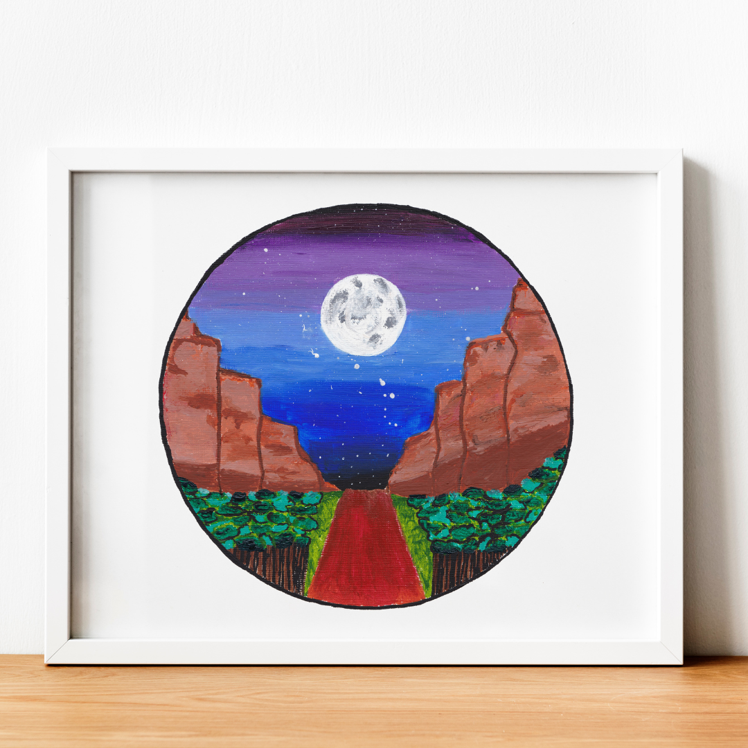 Canyon Art Print, Digital Download