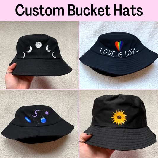 Custom Painted Bucket Hat