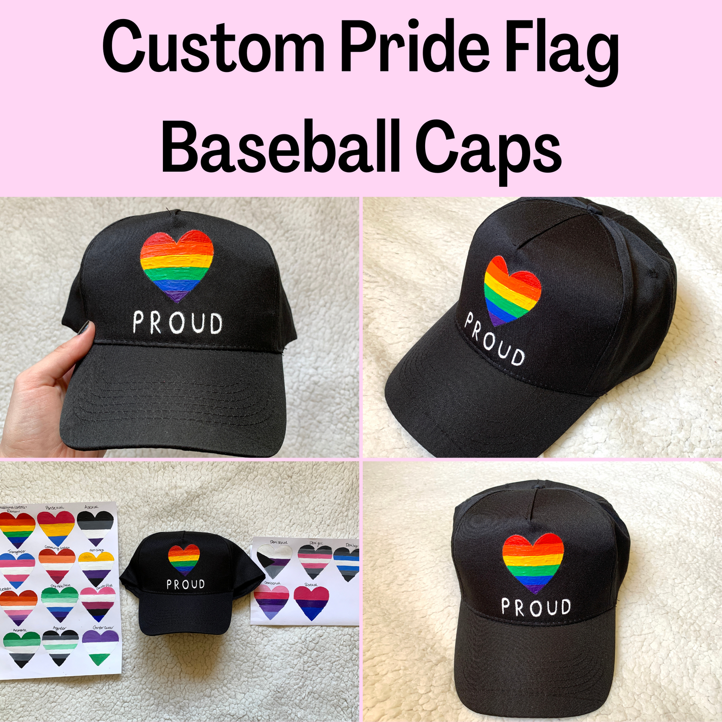 LGBTQ+ Pride Flag Cap