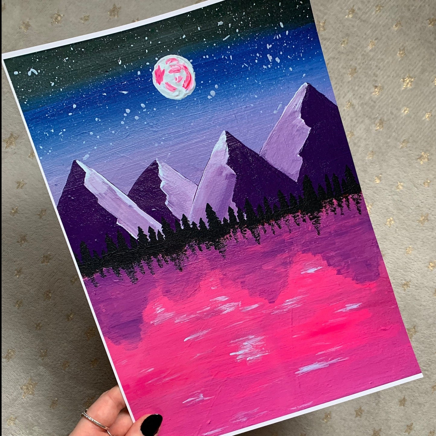 Purple Mountain Art Print