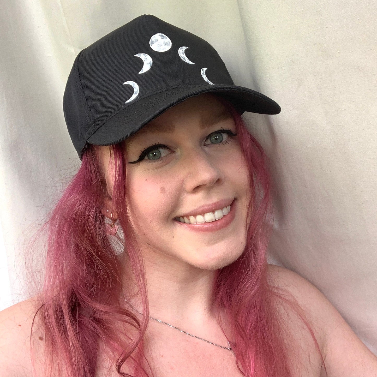 Custom Moon Cap, Moon Phases Hat