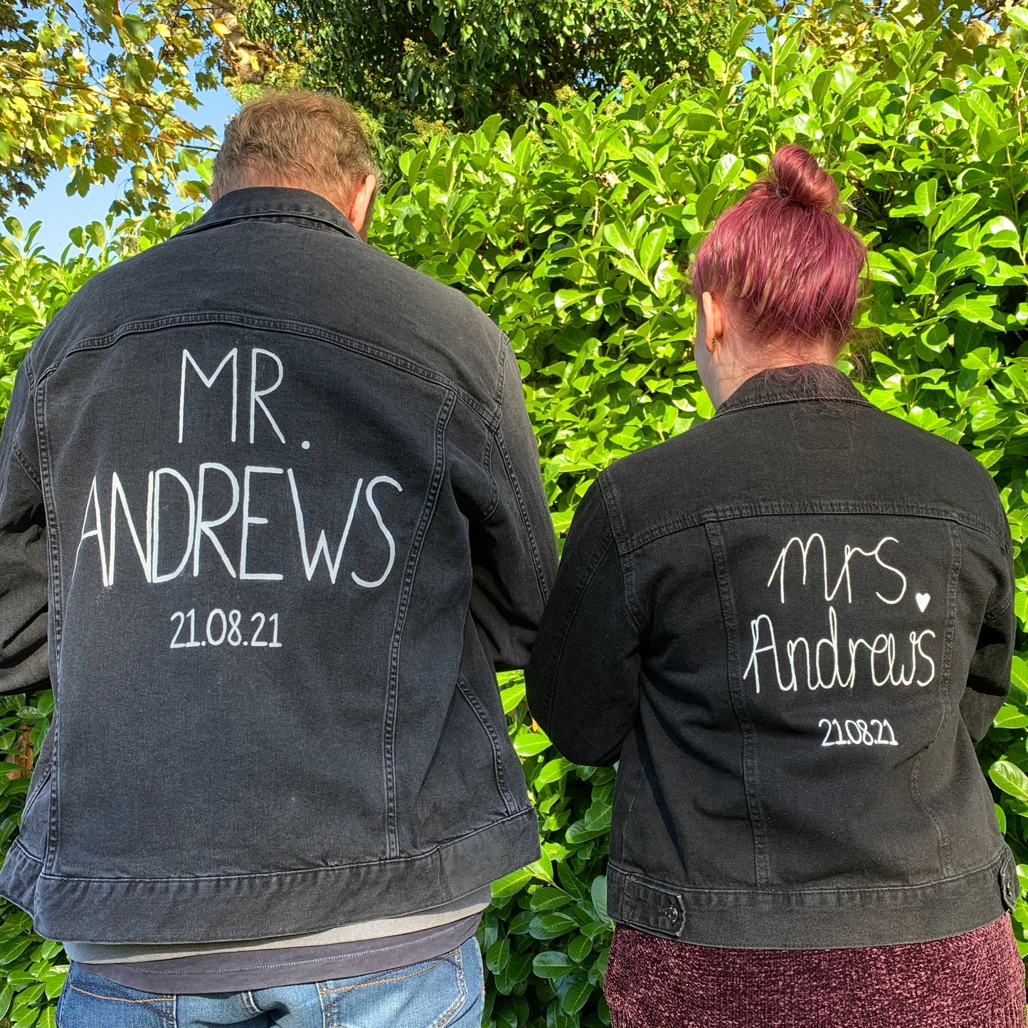 Custom Wedding Jacket, Painted Bridal Jackets