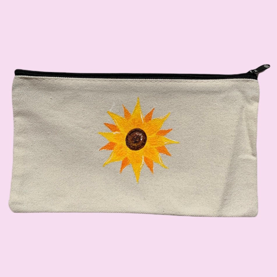 Sunflower Make Up Bag/Pencil Case