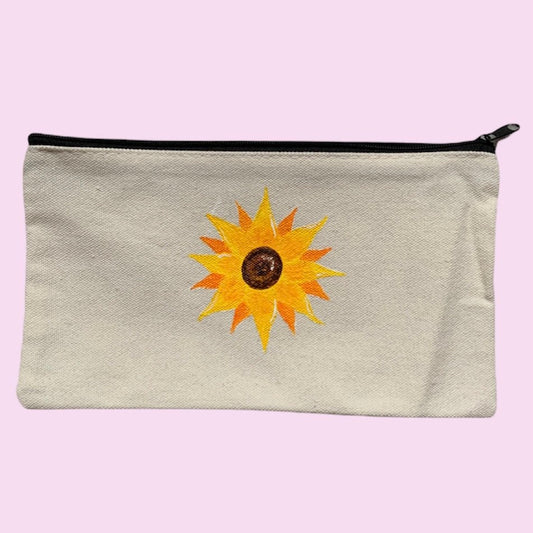 Sunflower Make Up Bag/Pencil Case