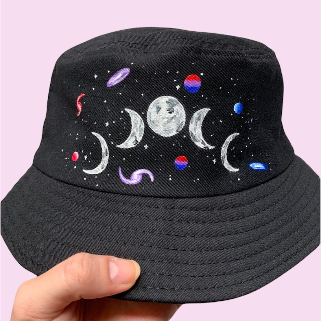 Moon & Planets Bucket Hat