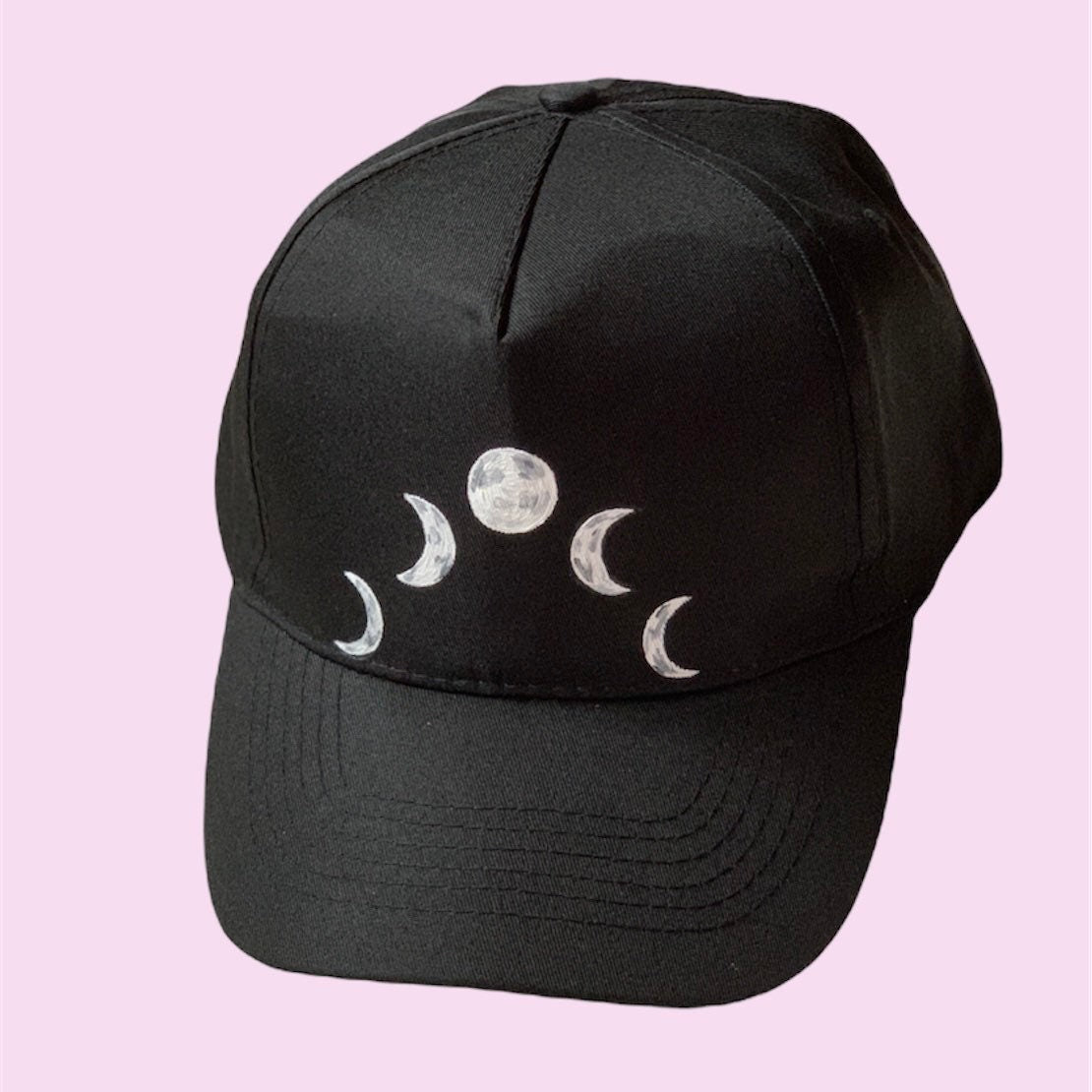 Custom Moon Cap, Moon Phases Hat