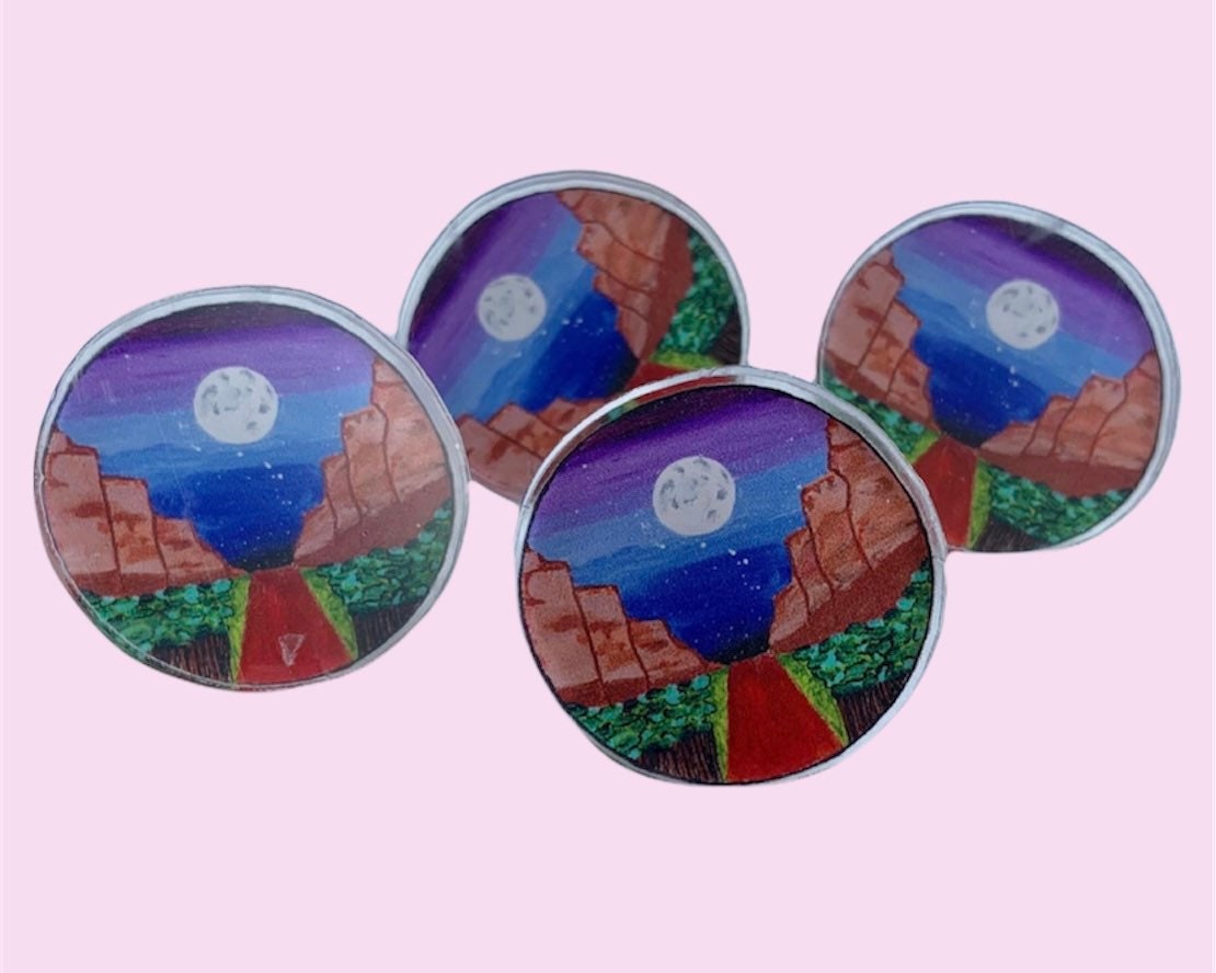 Canyon Pin Badge