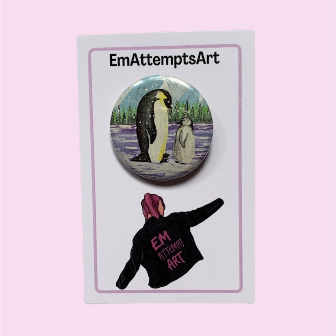 Penguin Button Badge