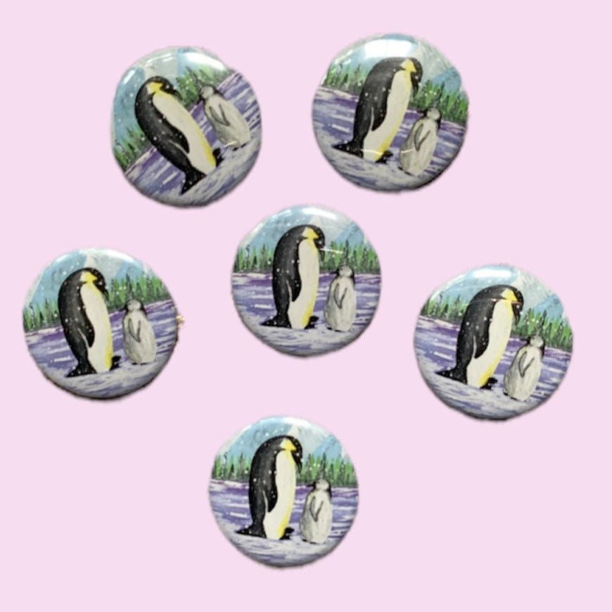 Penguin Button Badge
