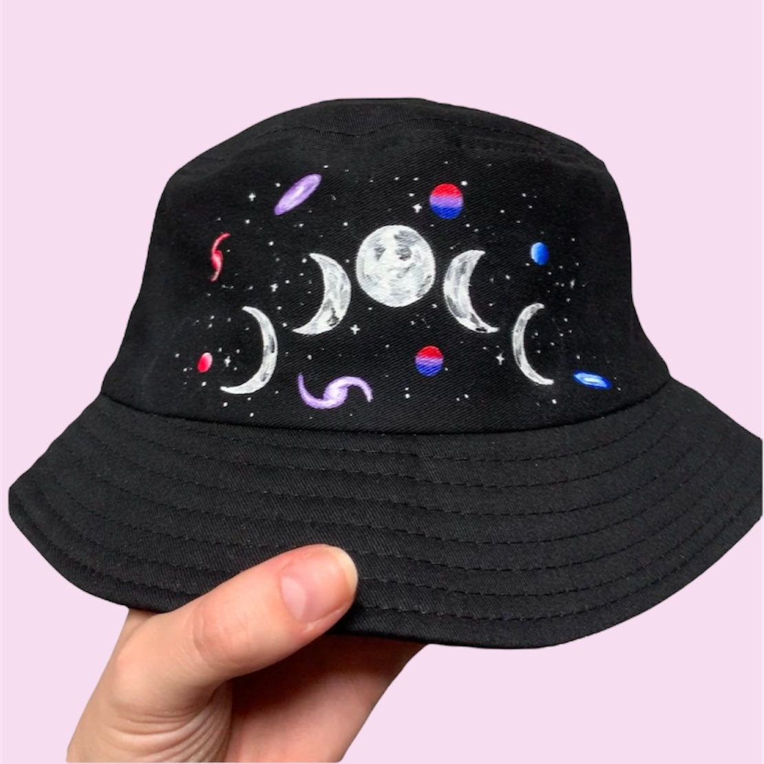 Moon & Planets Bucket Hat