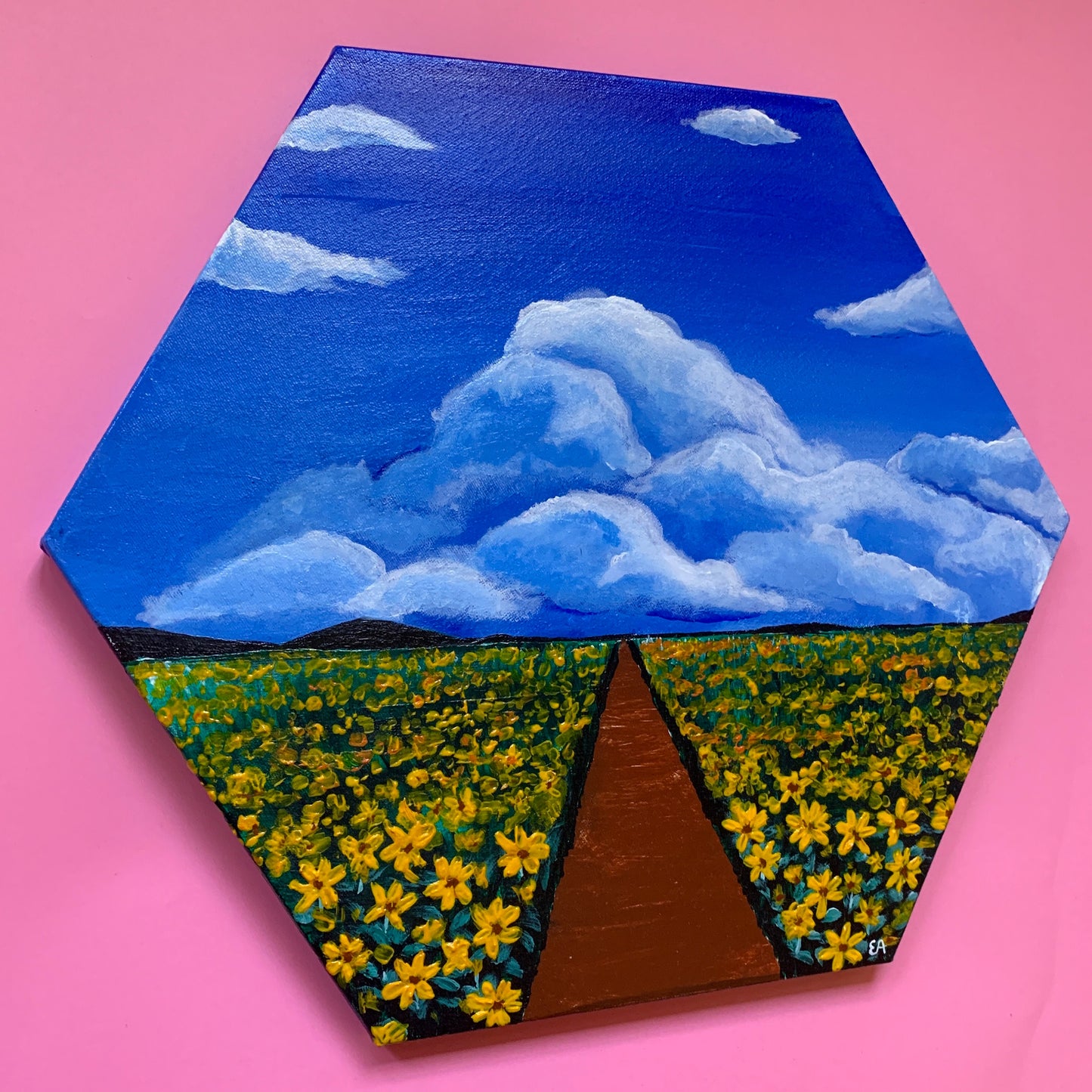 Sunflower Field Canvas Painting