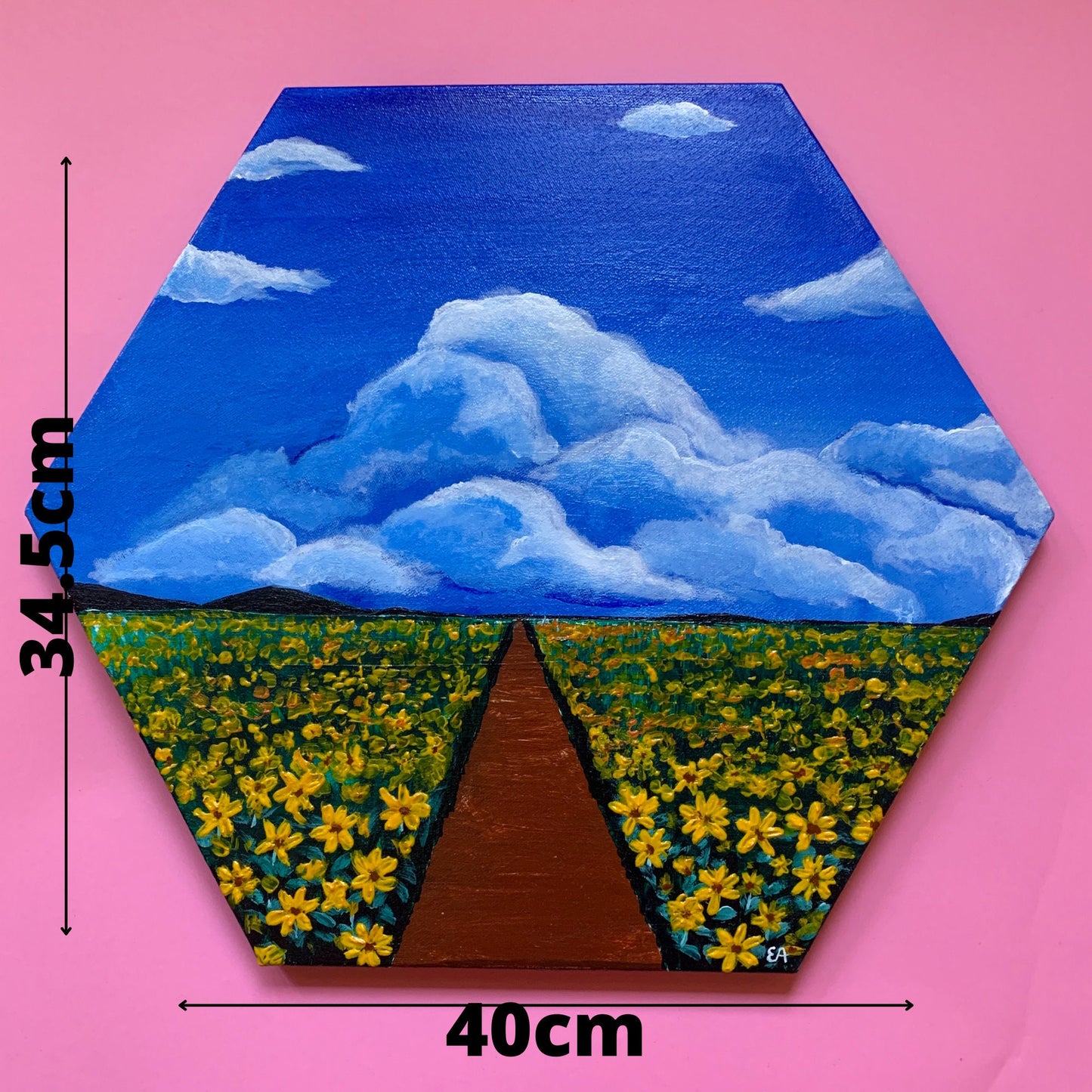 Sunflower Field Canvas Painting