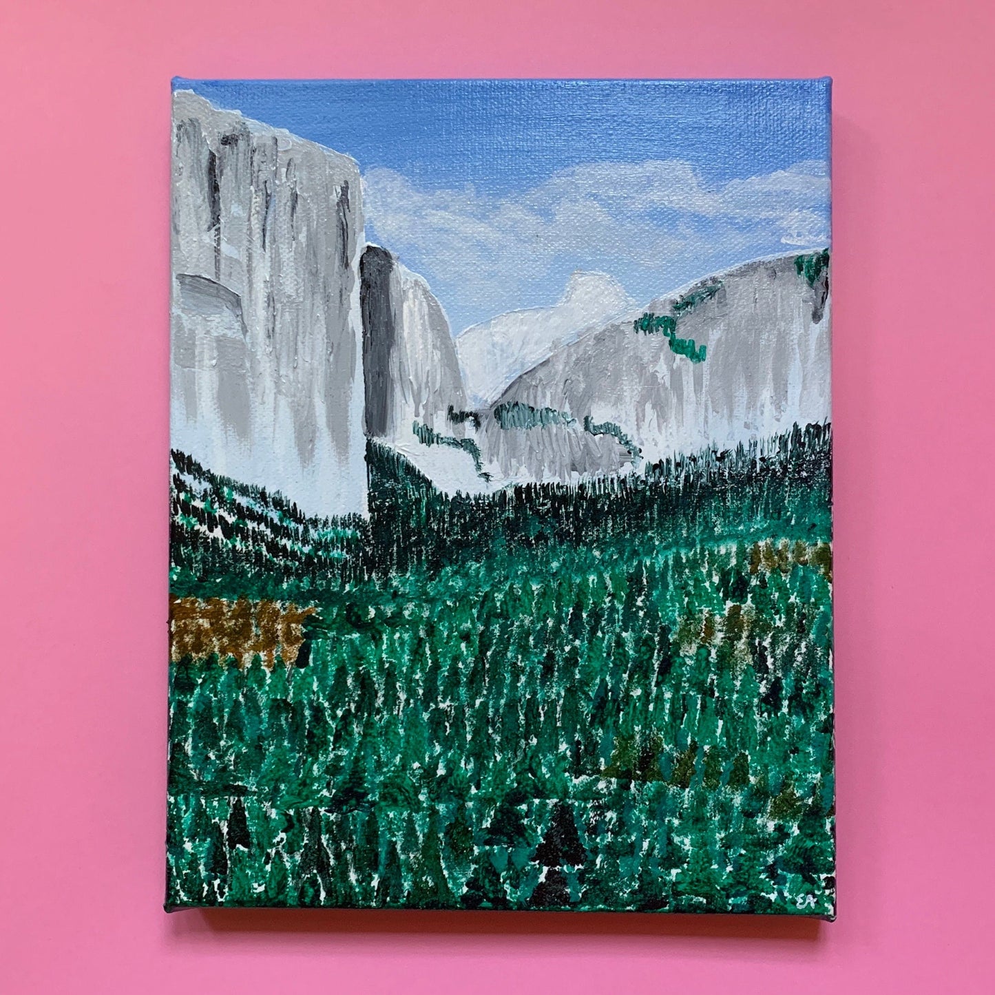 Yosemite Canvas Painting