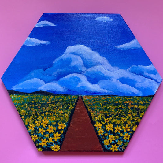 Sunflower Field Canvas Painting