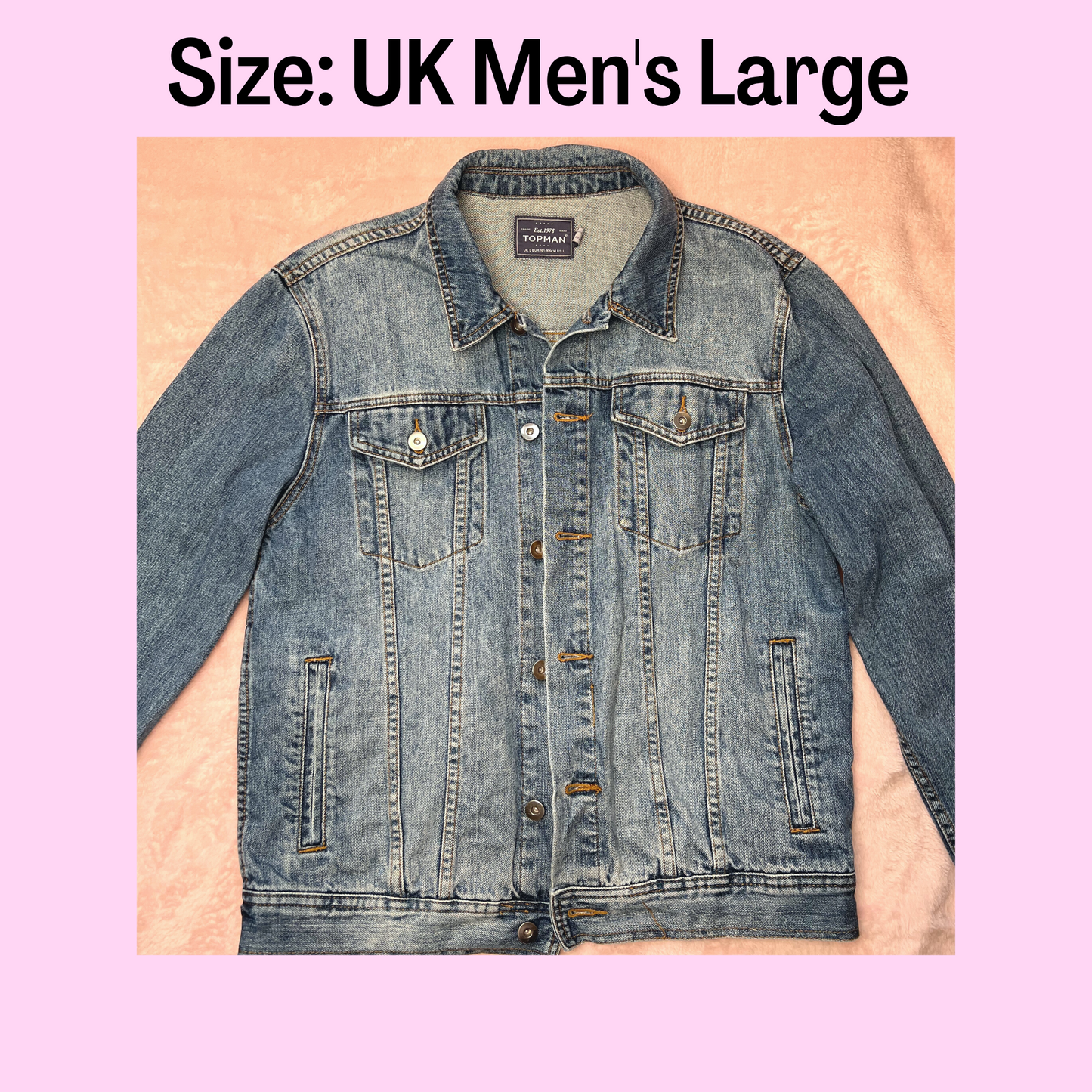 Motivational Quote Jacket, Custom Denim Jacket