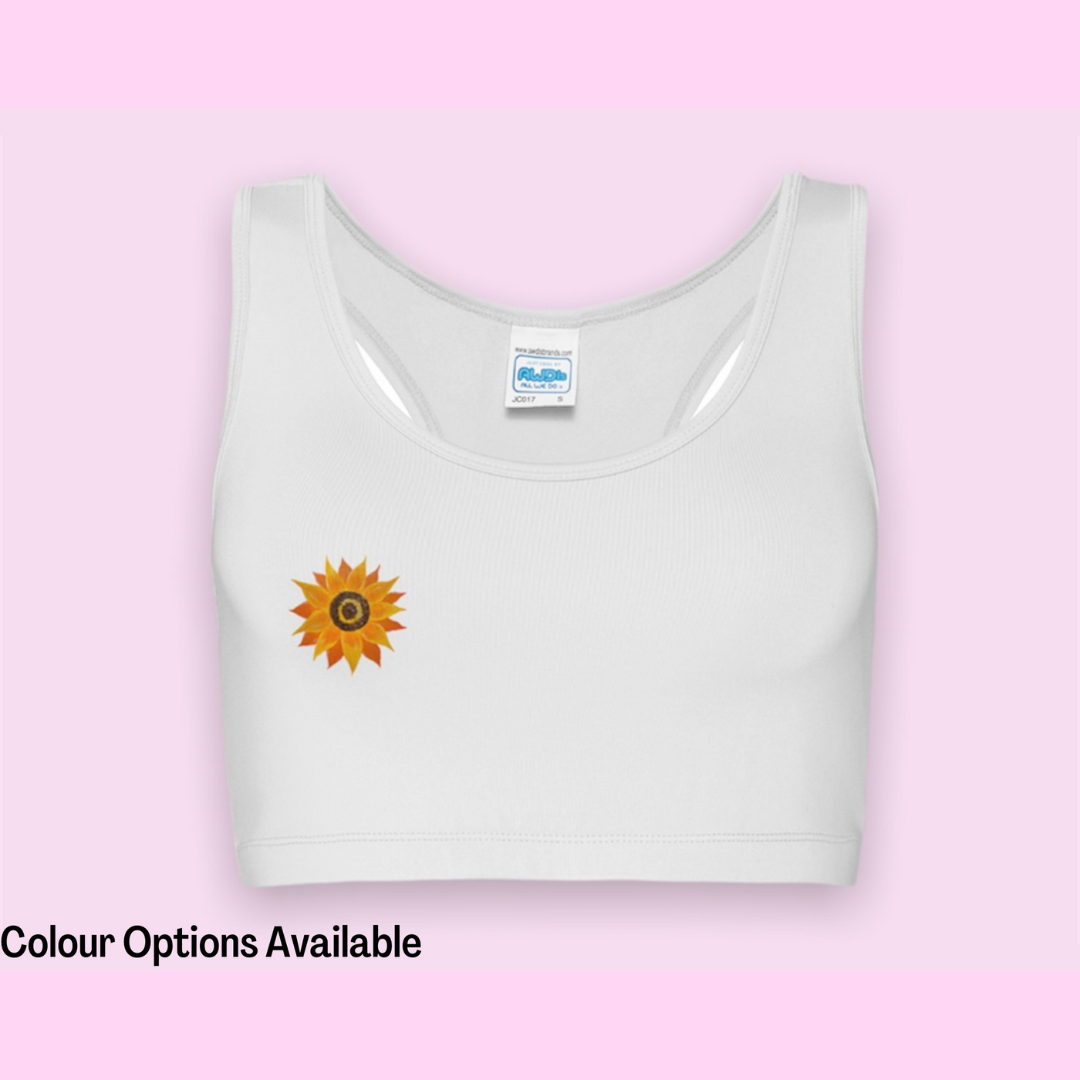 Sunflower Crop Top