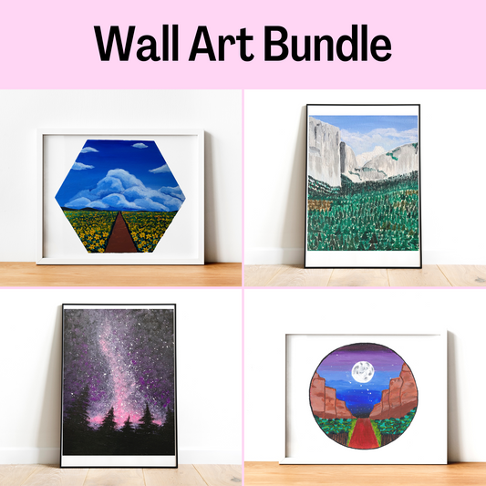 Wall Art Bundle, Art Print Set