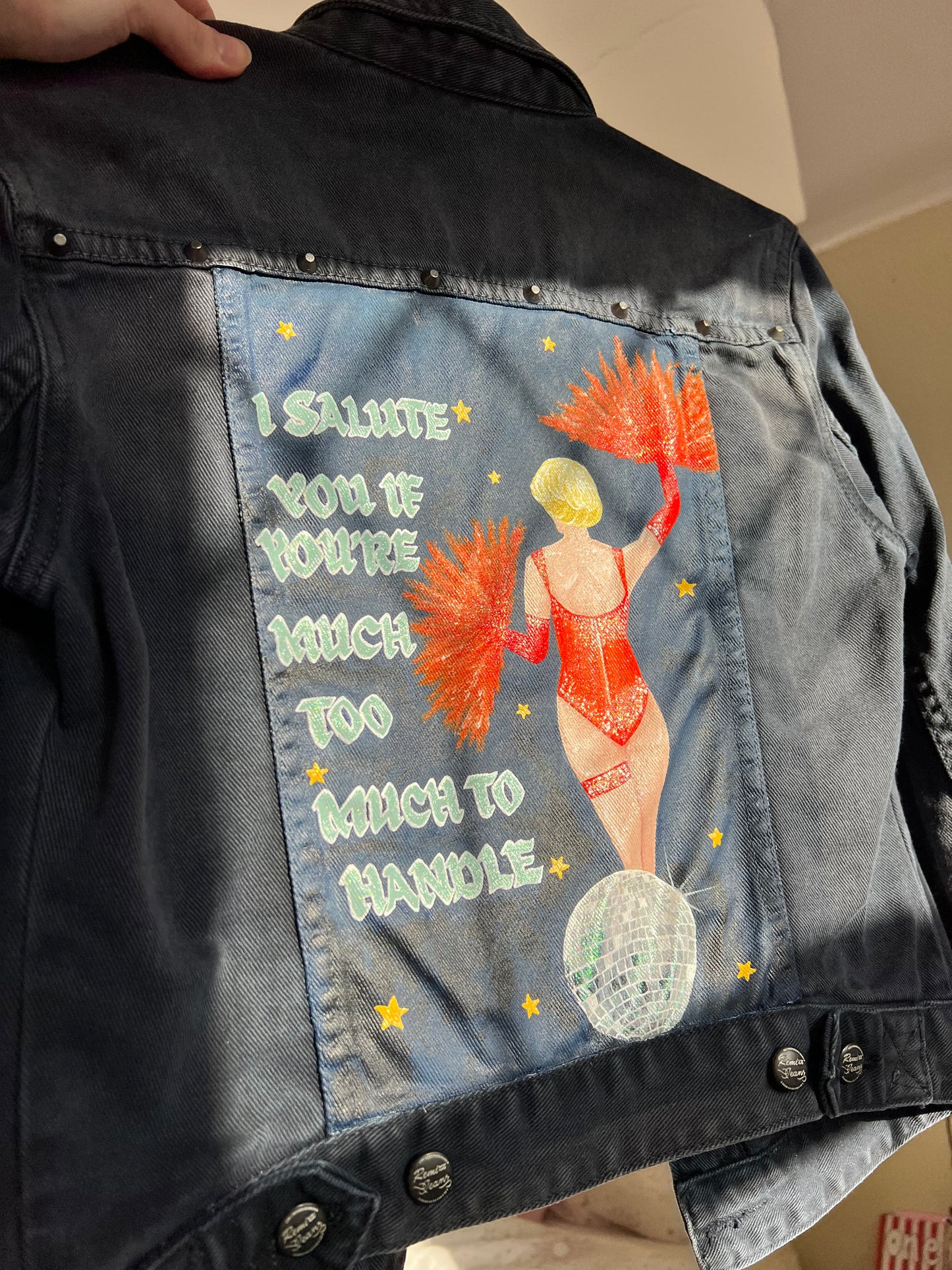 Showgirl Jacket, TLOAS Inspired Custom Denim Jacket