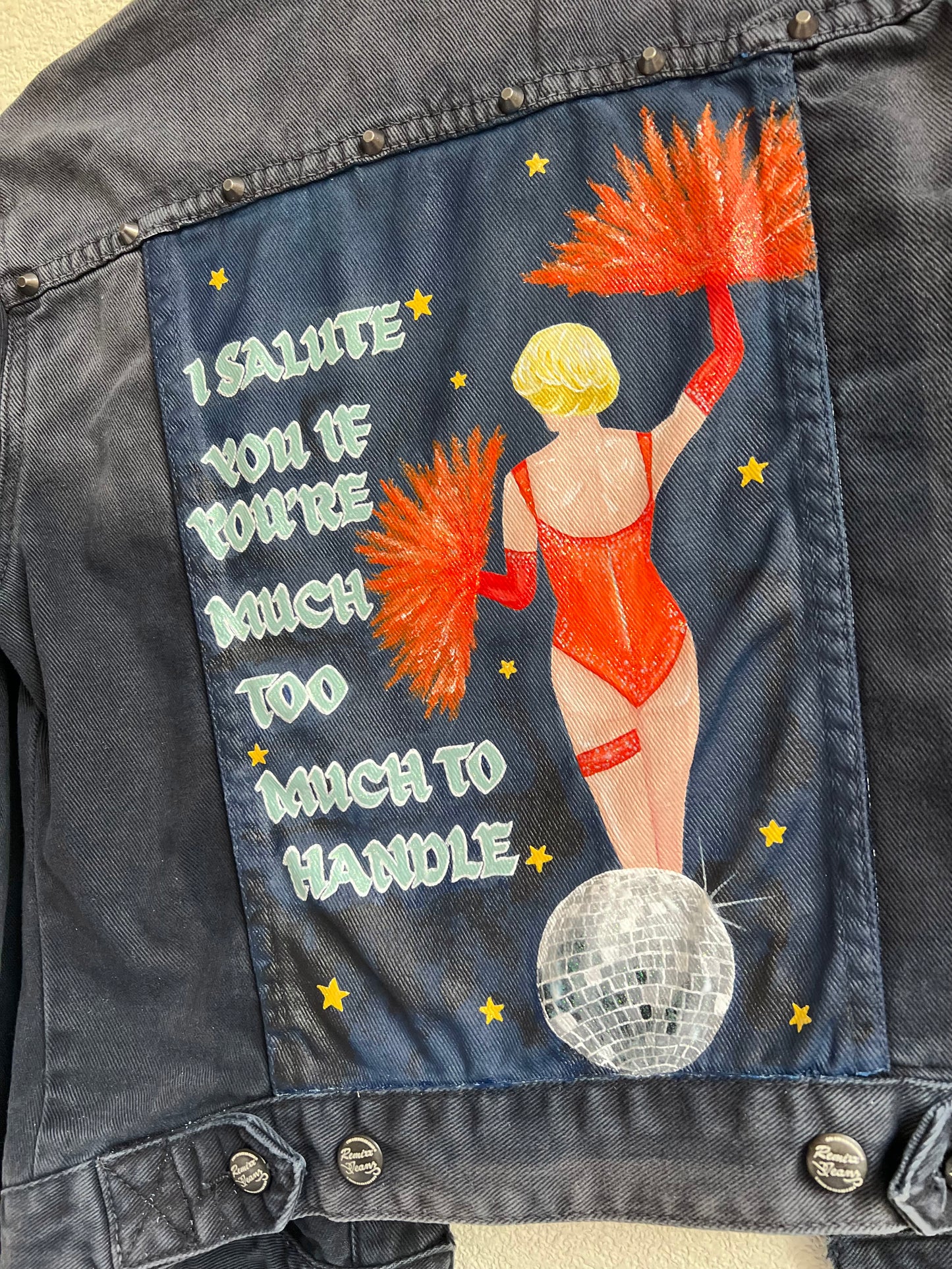 Showgirl Jacket, TLOAS Inspired Custom Denim Jacket