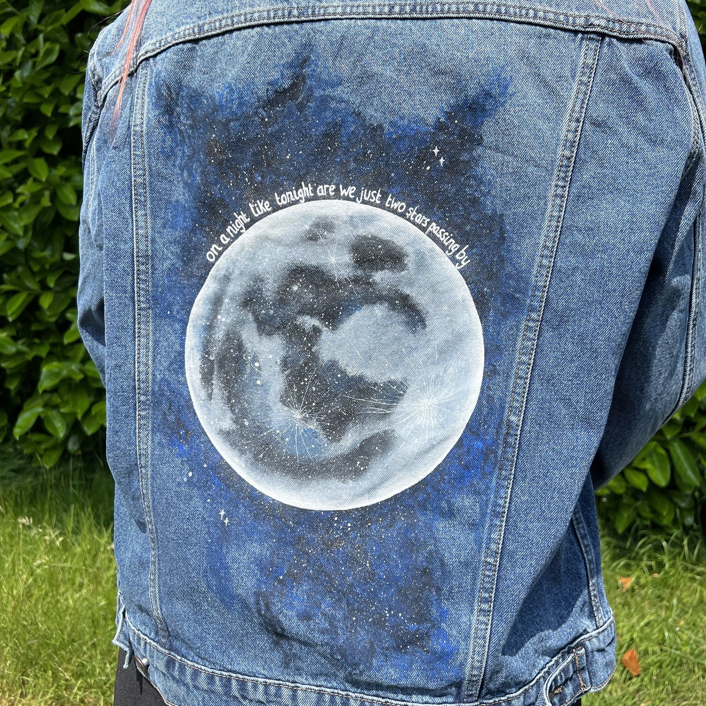 Custom Painted Denim Jacket, Personalised Jackets