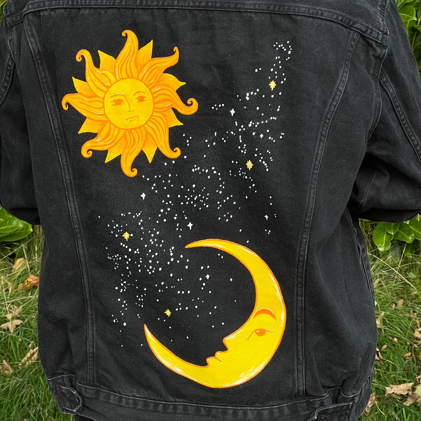 Custom Painted Denim Jacket, Personalised Jackets