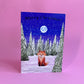 Christmas Fox Card, Acrylic Painting Christmas Card