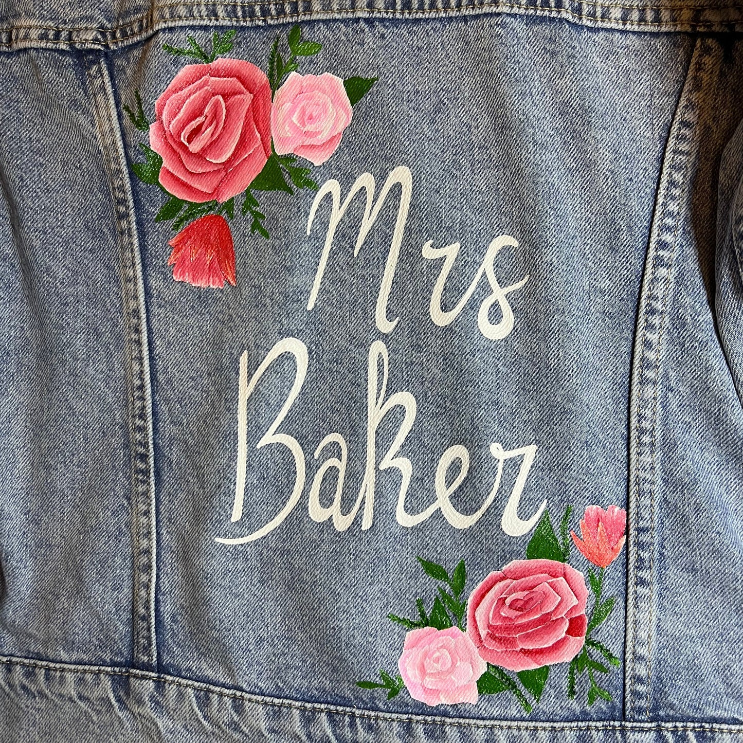 Custom Wedding Jacket, Painted Bridal Jackets