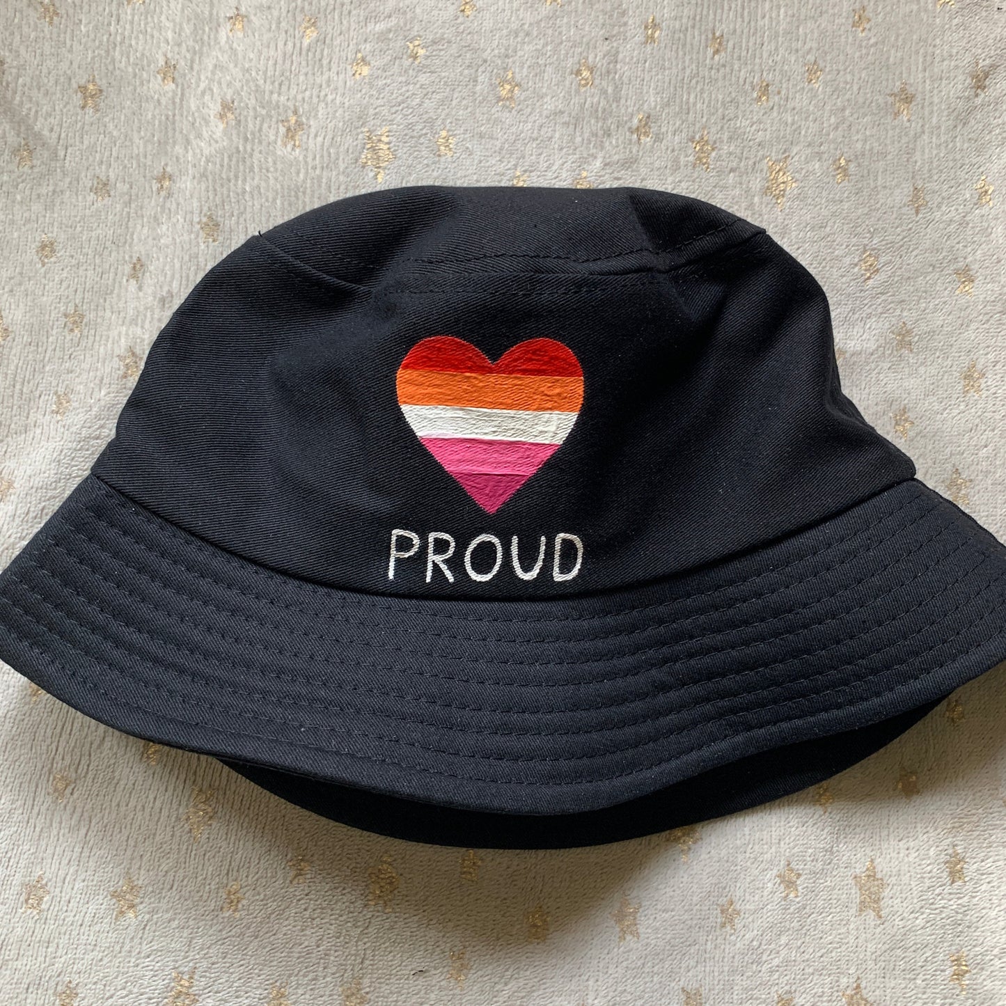 LGBTQ+ Pride Flag Bucket Hat