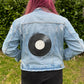 Vinyl Music Inspired Custom Denim Jacket