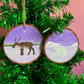 2022 Christmas Tree Decoration Set, Christmas Hanging Wooden Slice